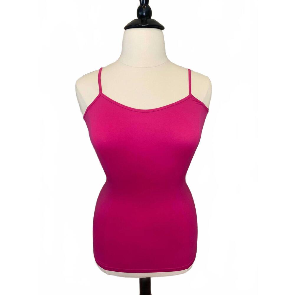 NEW MARISIMA women's goes under everything cami in fuschia